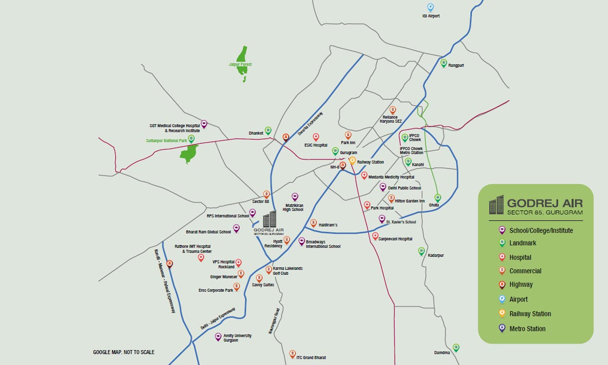 Godrej Air Location Map
